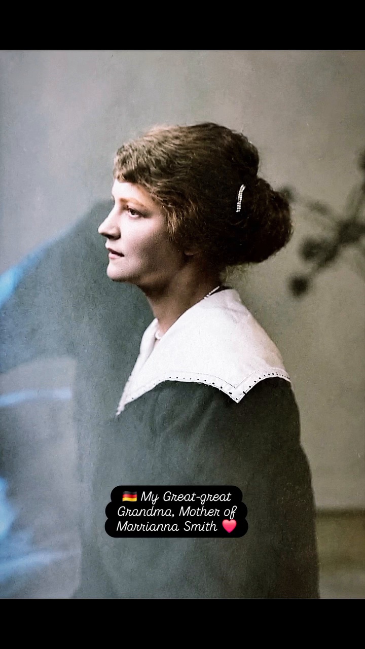 Omi’s mother · colour portrait